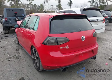 2017 Volkswagen Golf Gti Autobahn 4-Door/S 4-Door/Se 4-Door/Sport 4-Door z USA, uszkodzony, nr VIN 3VW4T7AU4HM017456
